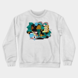 Stream Of Consciousness Crewneck Sweatshirt